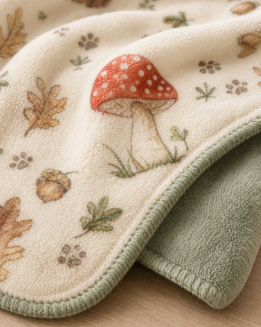 Toadstool Trail Pet Blanket, image 4