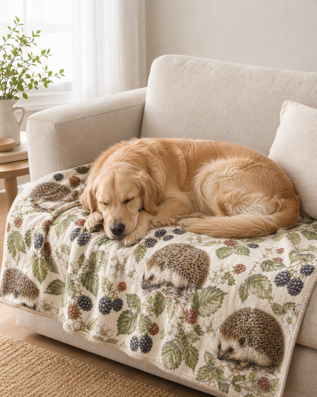 Bramble Hedgehogs Pet Blanket, image 5
