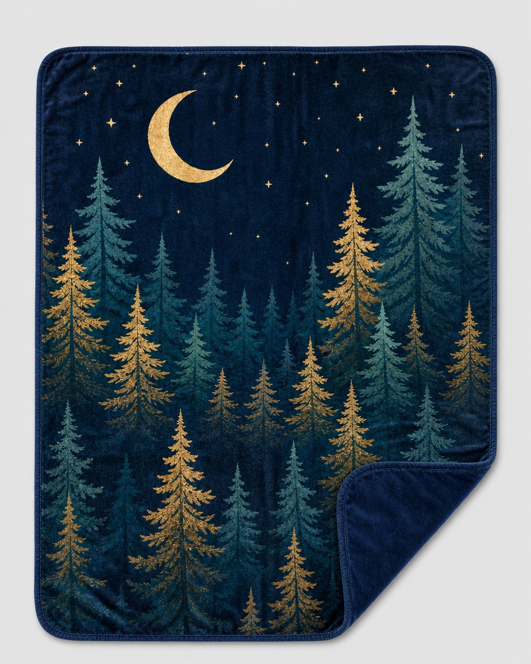 Moonlit Pines Pet Blanket, image 2