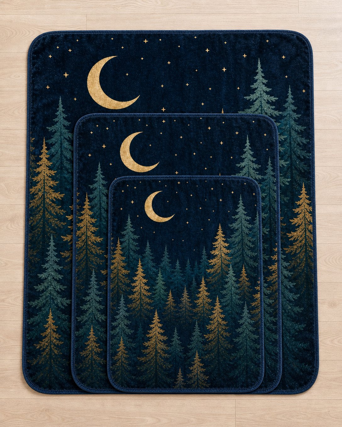 Moonlit Pines Pet Blanket, image 3