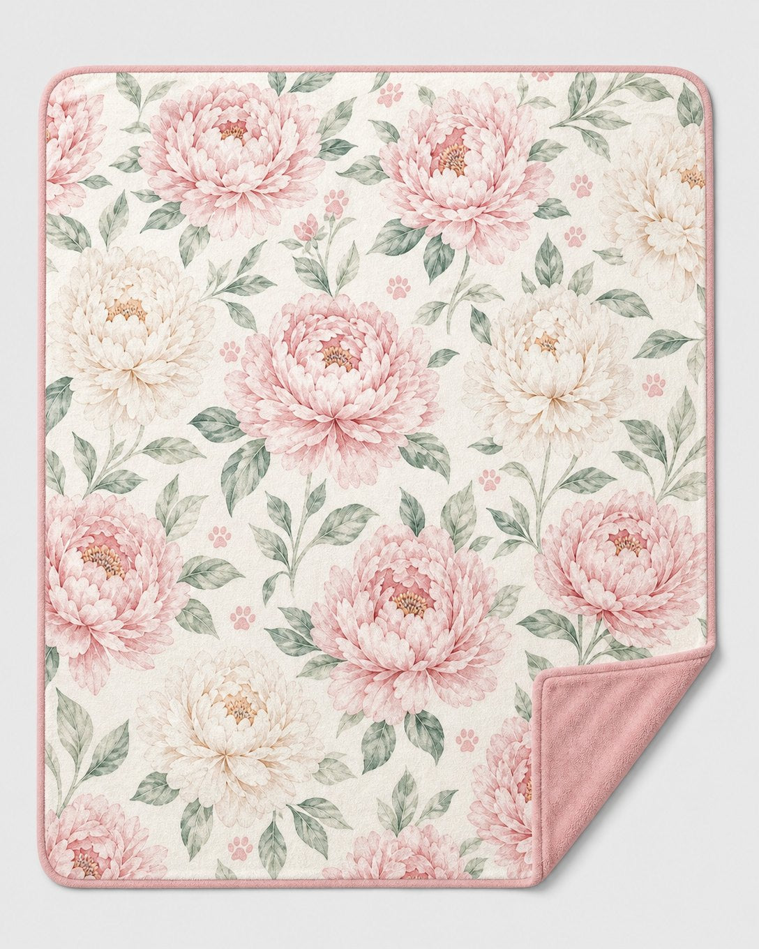Blush Peony Pet Blanket, image 2
