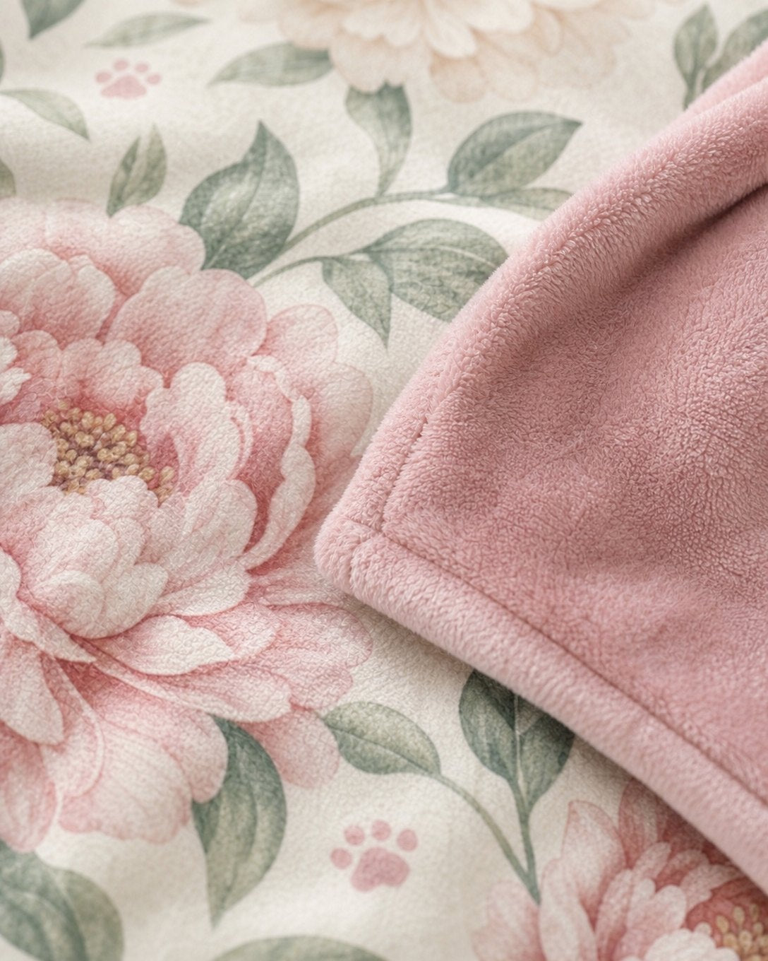 Blush Peony Pet Blanket, image 4