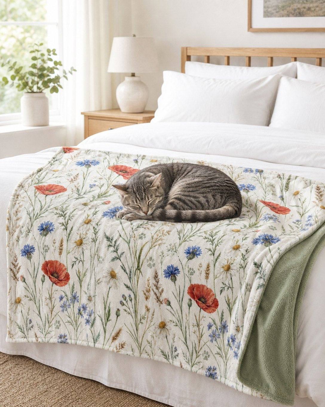 Wildflower Meadow Pet Blanket, image 5