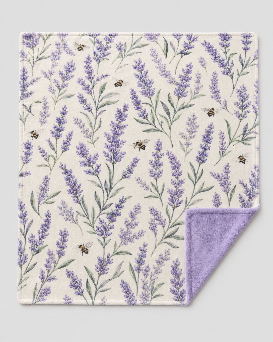Lavender & Bee Pet Blanket, image 2