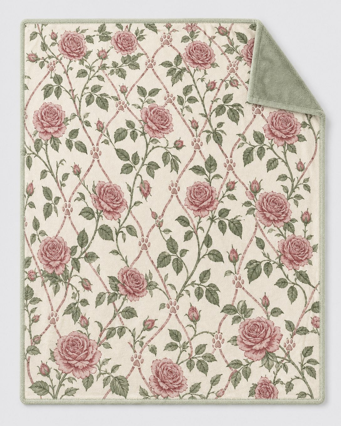 Rose Trellis Pet Blanket, image 2