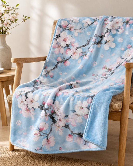 Apple Blossom Sky Pet Blanket, image 1