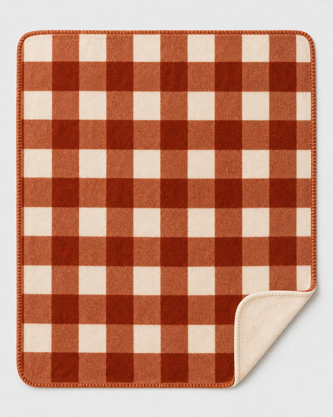 Rust Buffalo Check Pet Blanket, image 2