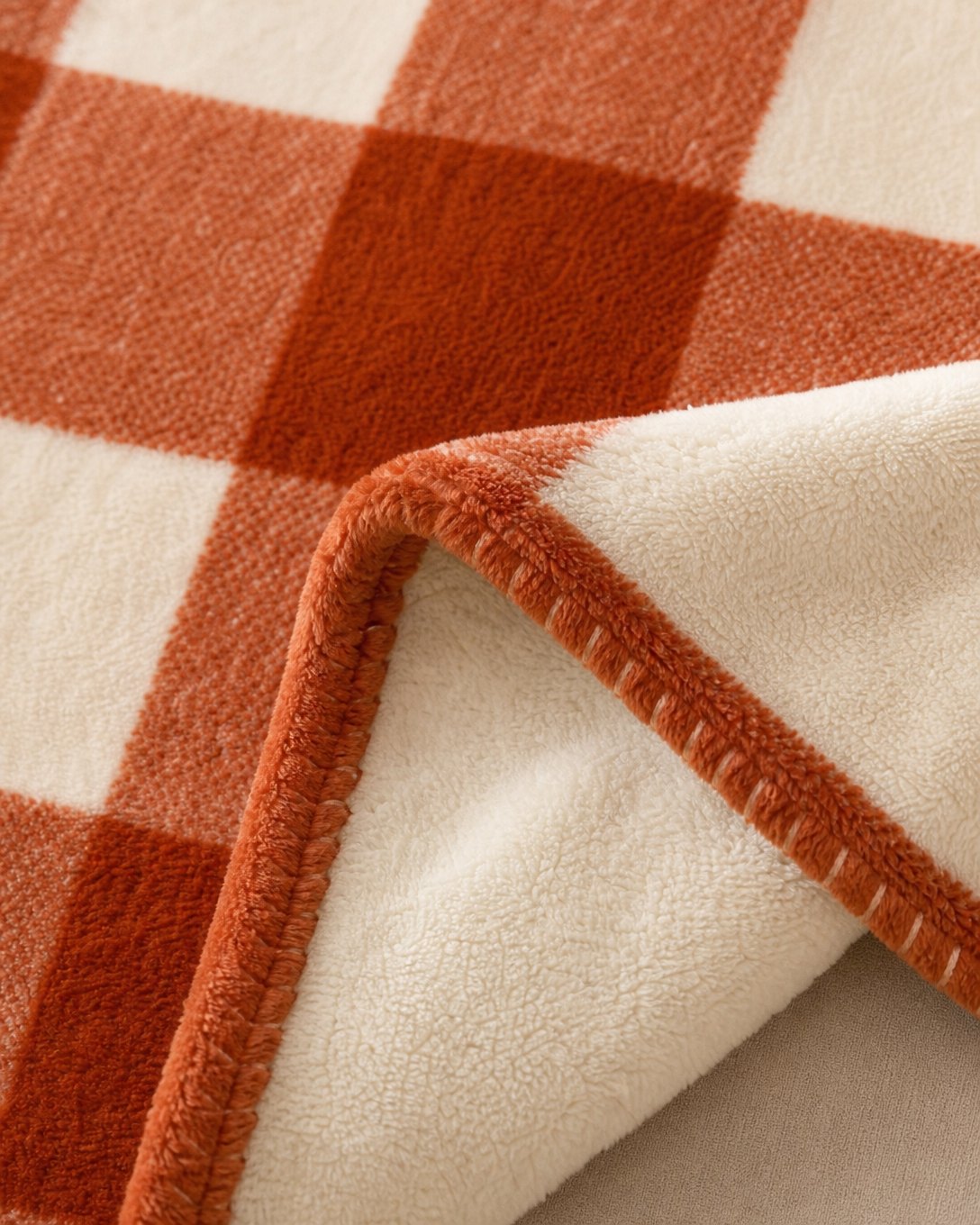 Rust Buffalo Check Pet Blanket, image 4