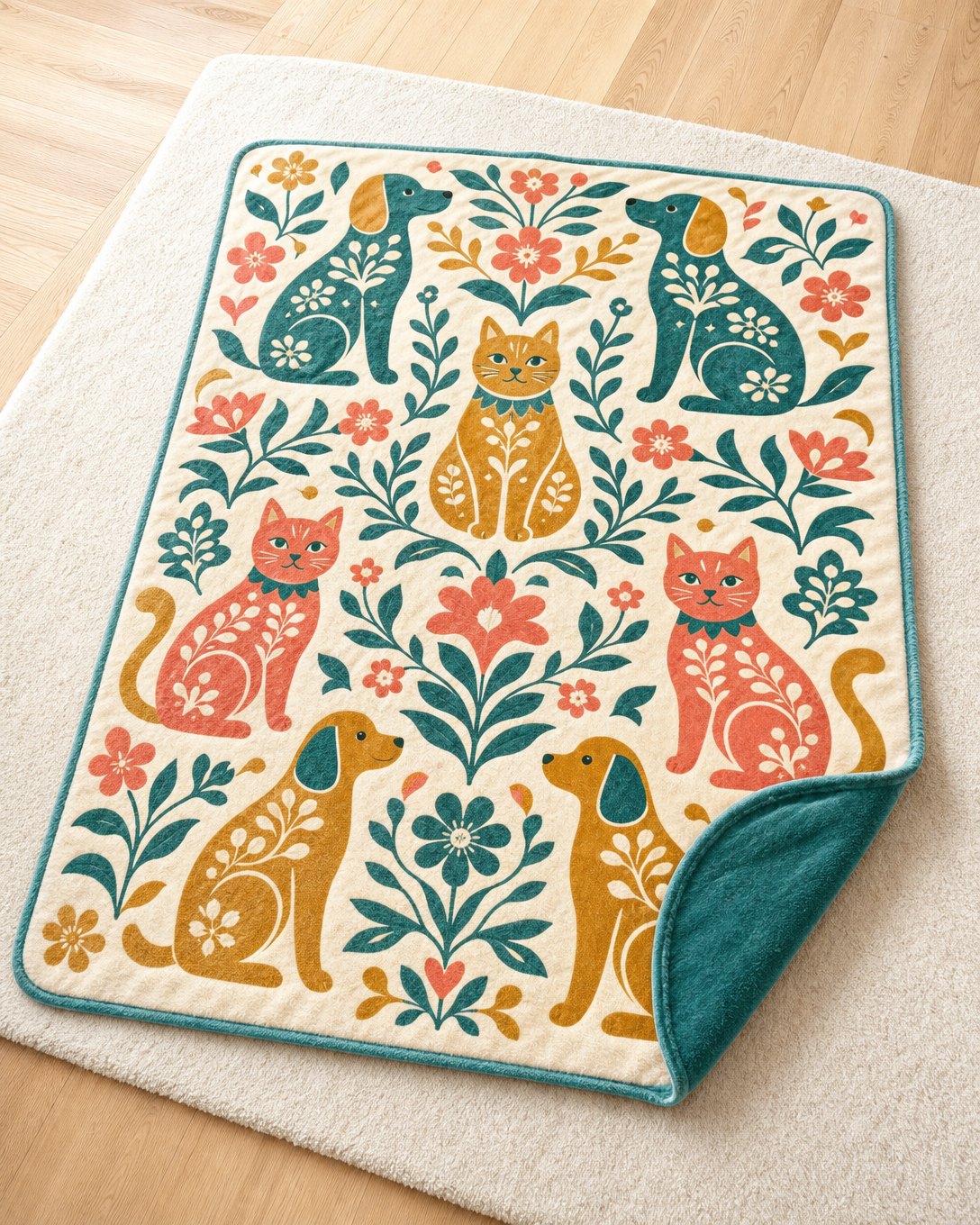 Paper-Cut Pals Pet Blanket, image 1