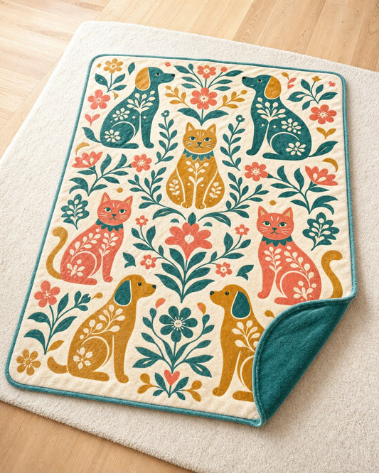 Paper-Cut Pals Pet Blanket, image 1