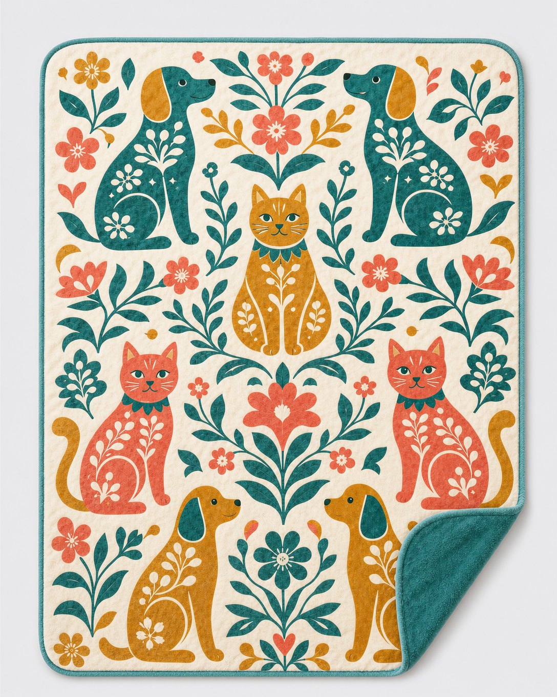 Paper-Cut Pals Pet Blanket, image 2