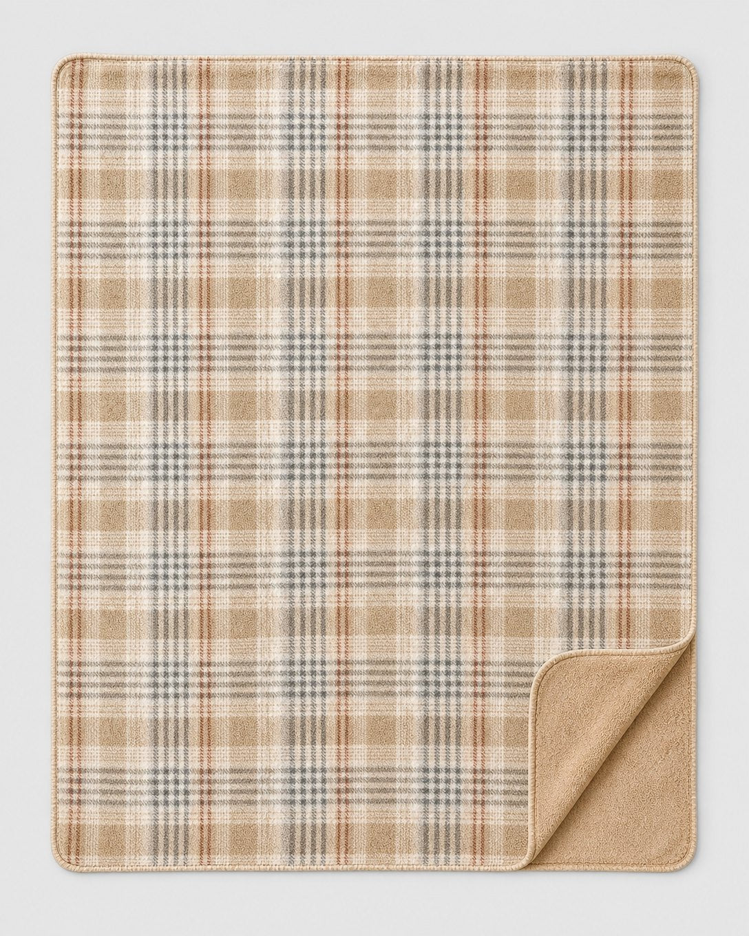 Camel Glen Plaid Pet Blanket, image 2