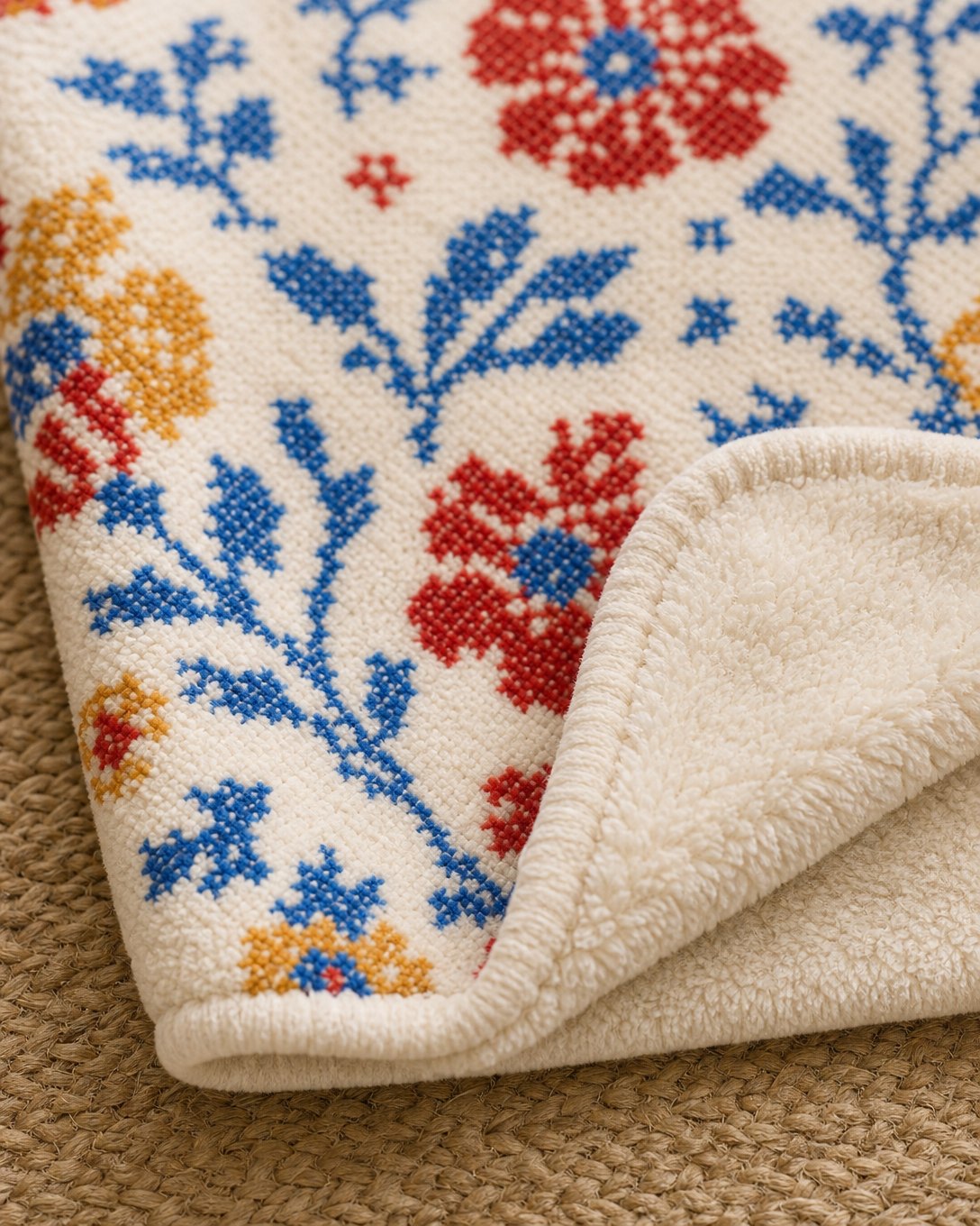 Cross-Stitch Garden Pet Blanket, image 4