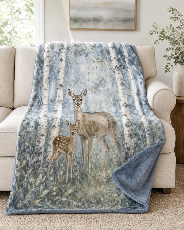 Birchwood Fawn pet blanket